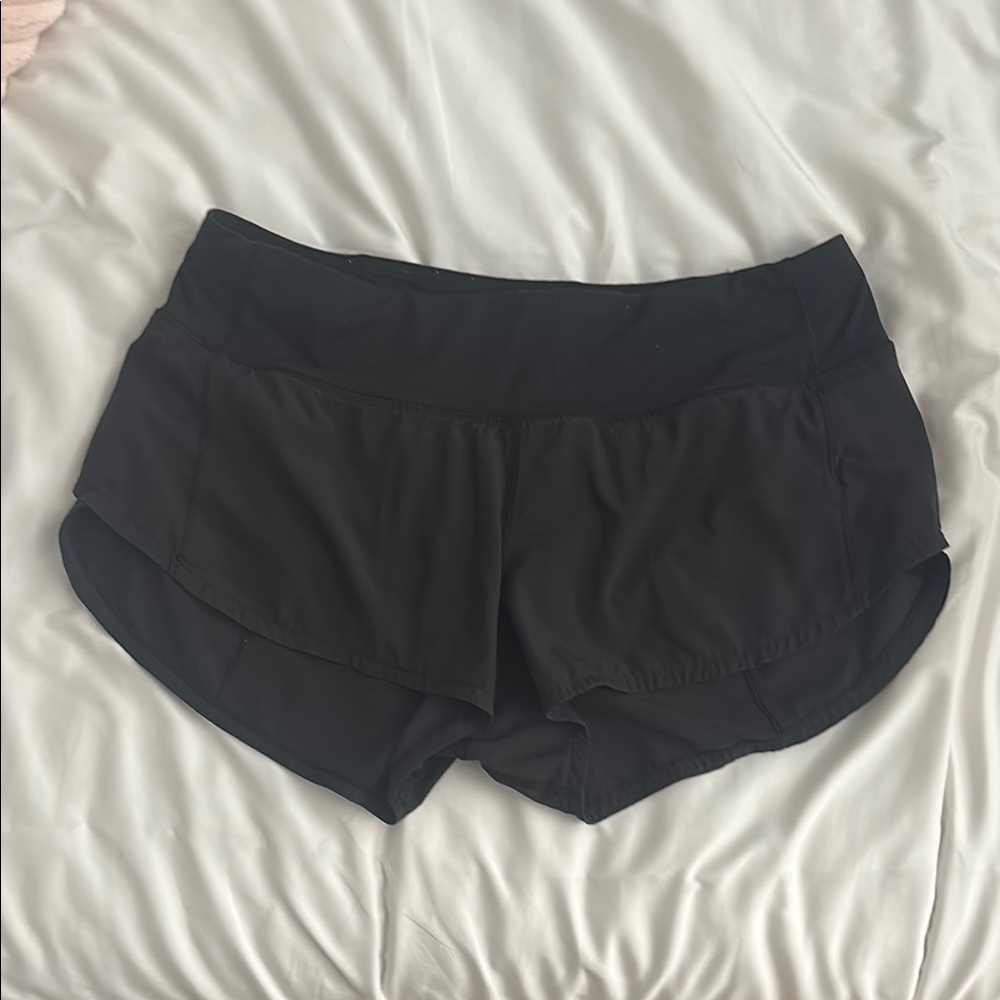 Lululemon Athletica Black Athletic Shorts